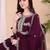 women ethnic regular thread work kurta with trousers with dupatta
