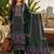 women ethnic motifs printed regular  silk kurta with trousers & with dupatta