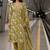women floral printed regular  silk kurta with trousers & with dupatta