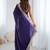 Purple embellished embroidered satin designer saree