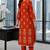 women ethnic motifs printed regular mirror work  cotton kurta with trousers & with dupatta