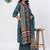 women printed regular thread work  cotton kurta with palazzos & with dupatta