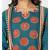 women printed regular thread work  cotton kurta with palazzos & with dupatta