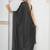 Black black embellished beads and stones satin saree