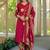 women floral embroidered regular thread work  cotton kurta with palazzos & with dupatta