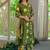 women floral embroidered regular thread work  cotton kurta with palazzos & with dupatta