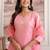 women ethnic motifs embroidered regular sequinned kurta with trousers & with dupatta