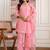 women ethnic motifs embroidered regular sequinned kurta with trousers & with dupatta