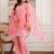women ethnic motifs embroidered regular sequinned kurta with trousers & with dupatta