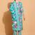 women floral printed  cotton kurta with trousers & with dupatta