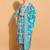 women floral printed  cotton kurta with trousers & with dupatta