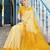 Cream cream-coloured & yellow ethnic motif woven design zari saree