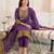 women bandhani embroidered mirror work  cotton kurta with trousers & with dupatta