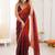 Multicolor embellished embroidered tissue saree