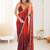 Multicolor embellished embroidered tissue saree