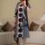 women printed mirror work  cotton kurta with trousers & with dupatta