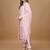 women floral embroidered regular thread work kurta with trousers & with dupatta