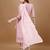 women floral embroidered regular thread work kurta with trousers & with dupatta