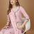 women floral embroidered regular thread work kurta with trousers & with dupatta