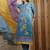 women floral embroidered regular thread work kurta with trousers & with dupatta