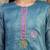 women floral embroidered regular thread work kurta with trousers & with dupatta