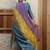 women floral embroidered regular thread work kurta with trousers & with dupatta