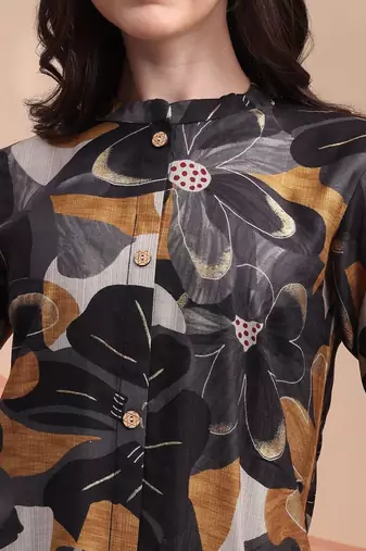 women floral printed regular kurta with palazzos