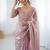 Purple purple embellished tissue sarees