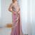 Purple purple embellished tissue sarees