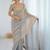 Beige beige embellished tissue sarees