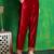 women ethnic motifs embroidered regular thread work velvet kurta with trousers & with dupatta