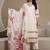 women floral embroidered regular thread work  cotton kurta with trousers & with dupatta