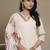 women floral embroidered regular thread work  cotton kurta with trousers & with dupatta