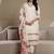 women floral embroidered regular thread work  cotton kurta with trousers & with dupatta