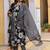 women floral printed pleated  cotton kurta with trousers & with dupatta