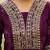 women ethnic motifs printed regular mirror work kurta with trousers & with dupatta