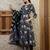 women floral printed  cotton a-line kurta with trouser & dupatta