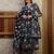 women floral printed  cotton a-line kurta with trouser & dupatta