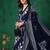women floral printed & embroidered sequinned kurta with trousers & dupatta