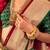 Pink ethnic motifs jaali silk blend banarasi saree