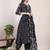 women ethnic motifs printed a-line kurta with trouser & dupatta