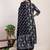 women ethnic motifs printed a-line kurta with trouser & dupatta