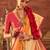 Mustard ethnic motifs zari silk blend banarasi saree