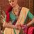 Purple ethnic motifs zari  banarasi saree