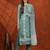 embroidered tie-up neck thread work straight kurta with trousers & dupatta