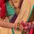 Purple ethnic motifs zari  banarasi saree