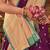 Purple ethnic motifs zari  banarasi saree