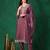 women floral embroidered regular kurta with trousers & dupatta