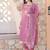 women floral embroidered kurta with trousers & dupatta