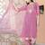 women floral embroidered kurta with trousers & dupatta